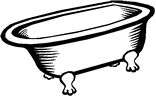Image of a bathtub.