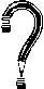 Picture of a pencil twisted into a question mark